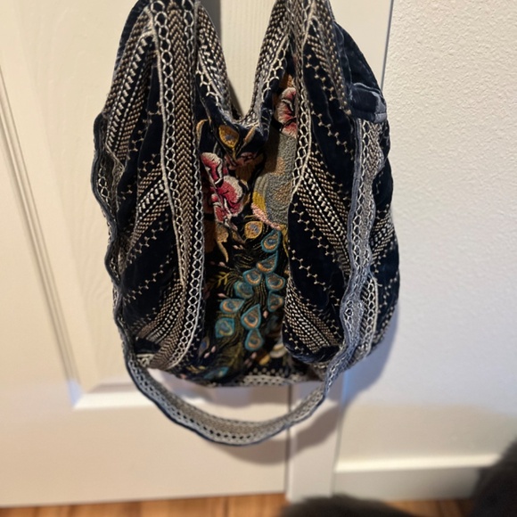 Johnny Was silk bag - Picture 2 of 5